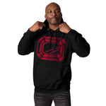 Black OG Beryl Hoodie Red Beryl